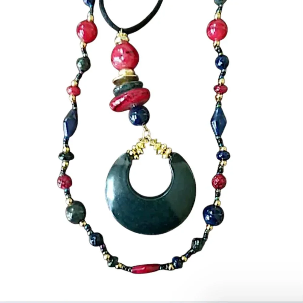 Necklaces  Set of 3  Mix 'n Match  Multicolor  Statement Jewelry